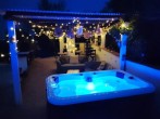 Hot tub at night Hot tub at night